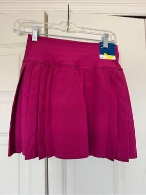 Old Navy XS Women's Pleated Tennis Skirt - Fuchsia/Magenta - NWT
